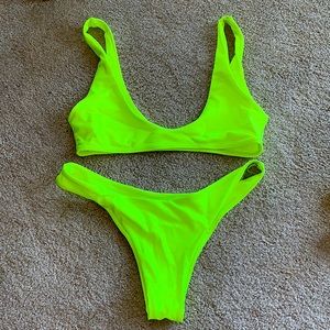Neon swim bikini